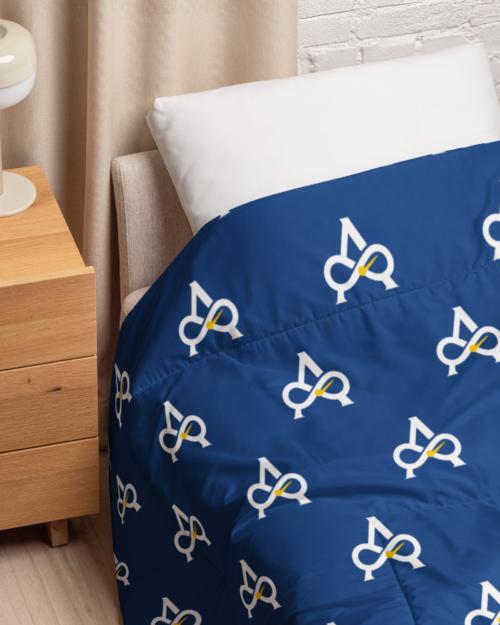 Allatyme: Infinity A – Comforter – Royal & White