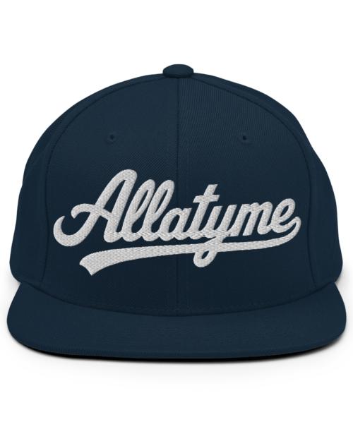 Allatyme Signature - Snapback Hat - White